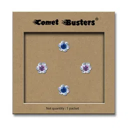 Comet Busters Self Adhesive Stone Studded Nose Studs Stickers image 4