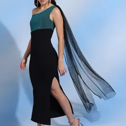 DODO & MOA Colourblocked Maxi Dress image 5