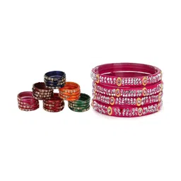 SOMIL Women Combo Bangles Set-picture-18