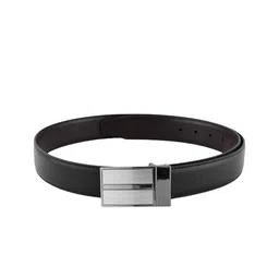 SAZARA Men Textured Leather Reversible Belt-image-37