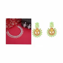 Women Click Stone-Studded Jewellery Set-picture-40