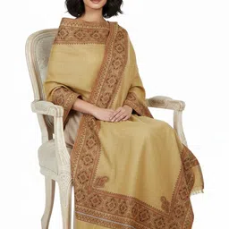 Vrinde Women Ethnic Motifs Embroidered Pashmina Shawl-picture-22