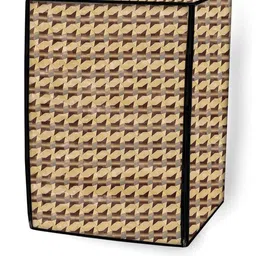 The Furnishing Tree Beige Printed Washing Machine Cover image 5