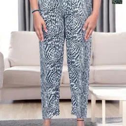 Kryptic Pack Of 2 Printed Pure Cotton Relaxed-Fit Mid-Rise Lounge Pants-image-25