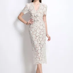 JC Collection A-Line Midi Dress-picture-18