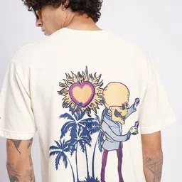 UNRL Graphic Printed Oversized T-shirt with Drop-Shoulder Sleeves-picture-26
