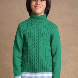 One Friday Boys Cable Knit Pullover-picture-34