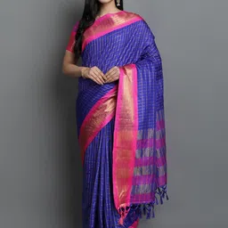 yourwish Woven Design Zari Art Silk Garad Saree-picture-11