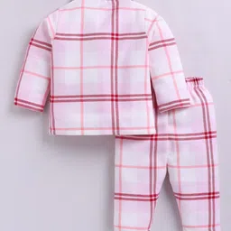 Clt.s Unisex Kids Checked Night suit image 4
