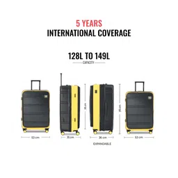 Urban Jungle Hold-All Hard-Sided Large Trolley Suitcase image 5