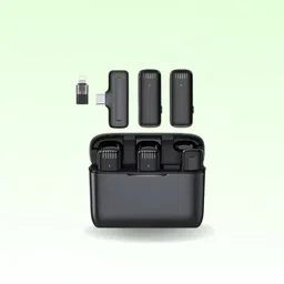 sacro J13 Wireless Microphone, Noise Reduction Lapel Mic For Vlogging and YouTubeZ361 Microphone-picture-29