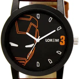 LOREM Men Printed Dial & Straps Analogue Watch LR04-A image 4