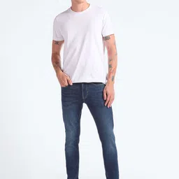 Flying Machine Men Super Skinny Fit Low-Rise Light Fade Stretchable Jeans image 4