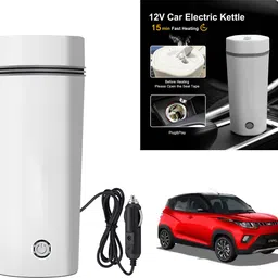 oshotto 12V Stainless Steel Electric Kettle Cup Auto Shut-off For Mahindra KUV-100 Electric Kettle-picture-12
