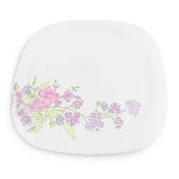 superware Buffet Plate Set Lilac Flower 12.5 , Stain Free, Glazed Finish, Pure Melamine ,6 Nos. image 1