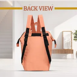little munchkins LM 506 Diaper Bag Peach Moms First Choice Waterproof Diaper Bag, Comfortable For Mommy image 4