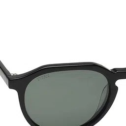 Titan Unisex Green Lens & Black Square Sunglasses with UV Protected Lens image 2