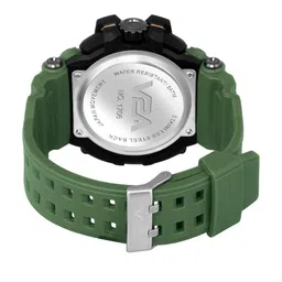 V2A Men Black Dial & Green Straps Analogue and Digital Multi Function Watch V2A-1545 image 4