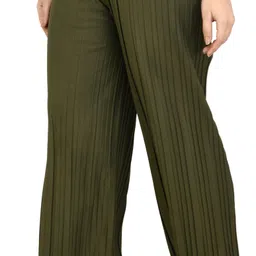 gladly Pack of 2 Women Relaxed Multicolor Lycra Blend Trousers image 3