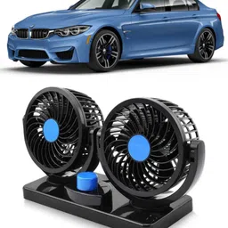 genipap Car Fan 12V 360 Head 2 Speed Quiet Strong for All Auto Vehicles-HNBI1331 Car Interior Fan-picture-12