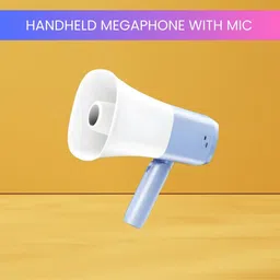 sacro King Bhopu Megaphone Siren Loudspeaker Music Function With Adjustable HandleA280 King Bhopu Megaphone Siren Loudspeaker Music Function With Adjustable HandleP280 Outdoor PA System image 1