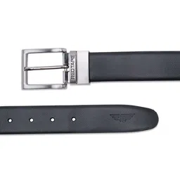 Red Tape Men Textured Leather Reversible Formal Belt image 3