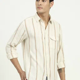 Greenfibre Slim Fit Striped Shirt-image-10