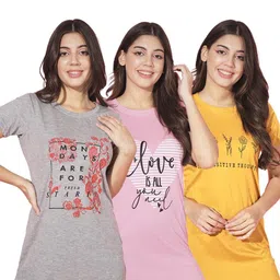 TRENDY WORLD Women Cotton Tshirts-image-50