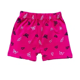 Fasha Kids-Unisex Pack Of 4 Conversational Printed Mid-Rise Regular Fit Shorts image 2