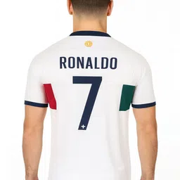 dostitch Men Brand Logo Cristiano Ronaldo Colourblocked Dri-FIT T-shirt image 2