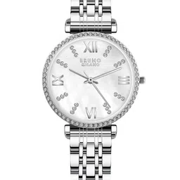 Bruno Milano Women Embelished Stainless Steel Dial & Bracelet Style Straps Analogue Watch BM1006-02-image-10