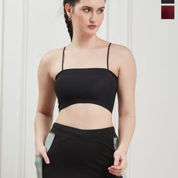 SECRETS BY ZEROKAATA Pack of 2 Assorted Padded Bralette Tops Women-picture-39