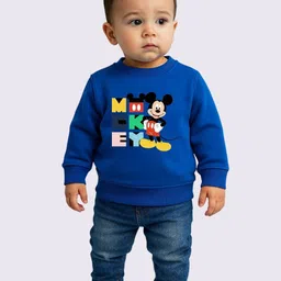 YK Disney Boys Fleece Lined Disney Printed Sweatshirt-picture-10
