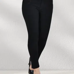 LINARIA Women Classic Tapered Fit Clean Look Jeans-image-21