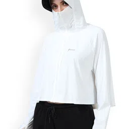 FabSeasons Women Hooded Solid UV Protection Sporty Jacket-image-49