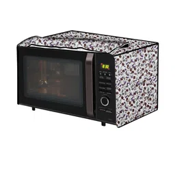 The Furnishing Tree PVC Waterproof Microwave Oven Cover Compatible for 20 L Grill 20PG4S Corals Pat-picture-30