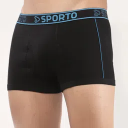 Sporto by Macho Pack Of 4 Mid Rise Basic Trunks Sprto_M1020-B1-Dnm1-M1-R1-S image 2