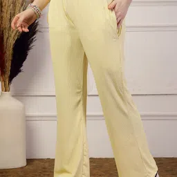 UZARUS Mid-Rise Bell Bottom Trouser image 3