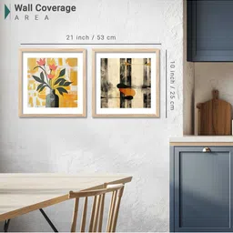 WALLLANE Set of 2 Abstract Wood Wall Art image 4