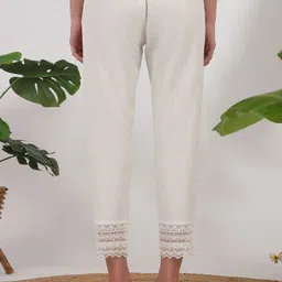 W Women Slim Fit Trousers image 2