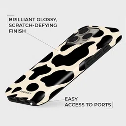 PEEPERLY Women Abstract Printed Impact Resistant iPhone 14 Plus Crystal Back Case image 2