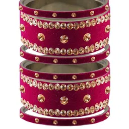 Vidhya Kangan Rani Stone Stud Brass Bangle image 2