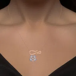 C KRISHNIAH CHETTY JEWELLERS PVT LTD Women 18Kt Gold Pendant Diamond Pendant - 2.56g-image-37