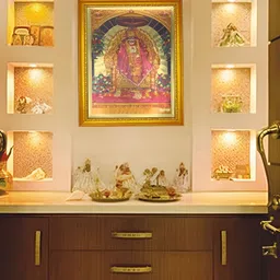 ADA Handicraft Gold-Toned & Pink Shree Sai Wood Wall Photo Frames image 4
