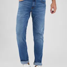 SPYKAR Men Relaxed Fit Low-Rise Light Fade Stretchable Jeans-picture-40