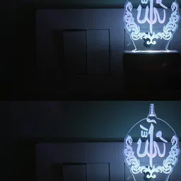 1ST TIME Red & White Printed Acrylic Contemporary Abstract Shaped Shaped Wall Lamp-picture-38