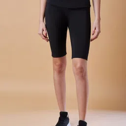 COLOR CAPITAL Pack Of 4 Solid Above Knee Gym Tights image 2