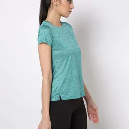 Performax Women Abstract Printed Round Neck T-shirt image 4
