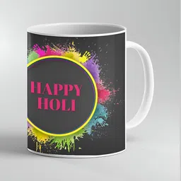 Keviv Multicoloured Text or Slogans Printed Ceramic Glossy Mugs Set of Cups and Mugs image 3