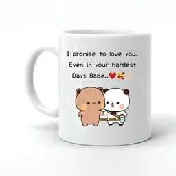 Mr UVD White & Brown Graphic Printed Ceramic Mug-image-65